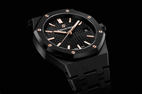 audemars piguet royal oak matte black|audemars piguet royal oak openworked.